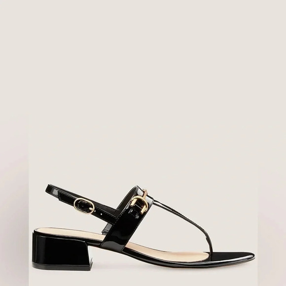 stuart weitzman BUCKLE 35 T-STRAP SANDAL size 7 - Picture 2 of 5